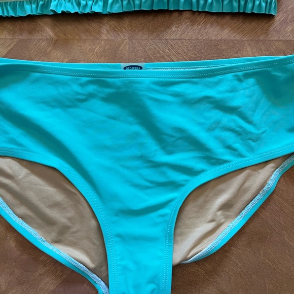 Old Navy Turquoise Bandeau Bikini Set – XXL Girl - Picture 2 of 10